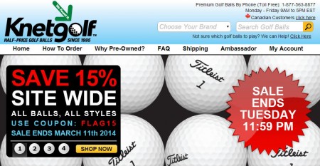 Knetgolf Extra 15 Off All Golf Balls Coupon Code (Until Mar 11)