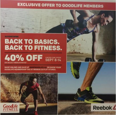 Reebok.ca: 40% Off Regular-Priced Items 