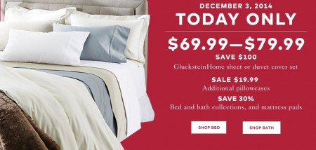 Thebay Com One Day Sale 69 99 79 99 For Gluckstein Home Sheet