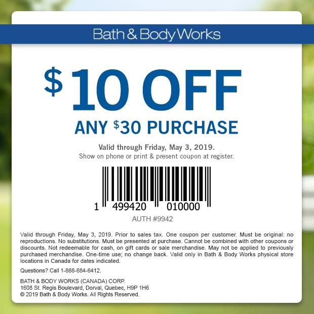 Promo Codes For Bath And Body Works May 2020