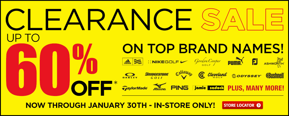 Golf Town Clearance Sale - Up to 60 Off on Top Brand Names (Until Jan 30)