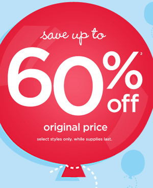 Gymboree Semi-Annual Sale - Up to 60 Off Select Styles