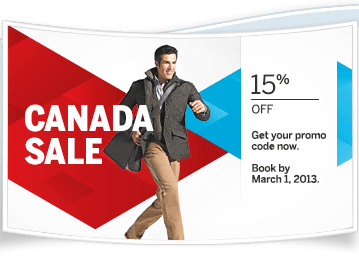 Air Canada 15 Off Flights within Canada Promo Code (Book by Mar 1)