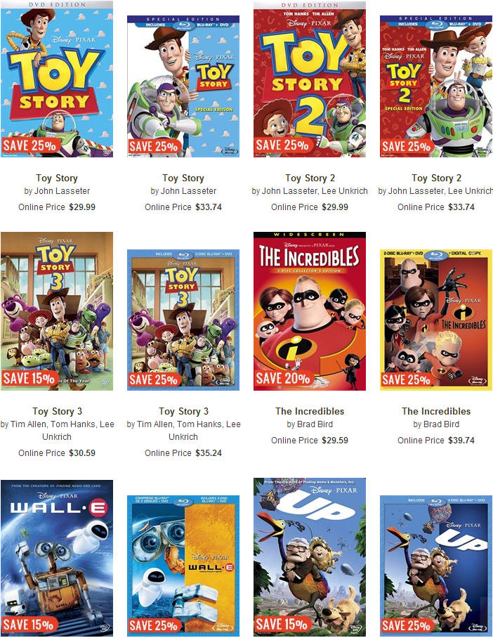 Chapters Indigo Disney Movies up to 60 Off + $5 Off Promo Code + Free Shipping