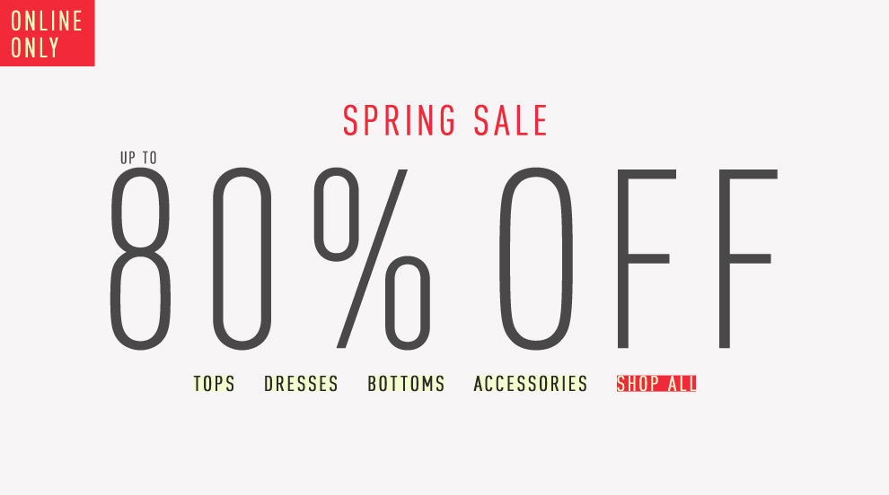 Forever 21 Spring Online Sale - Up to 80 Off Select Styles