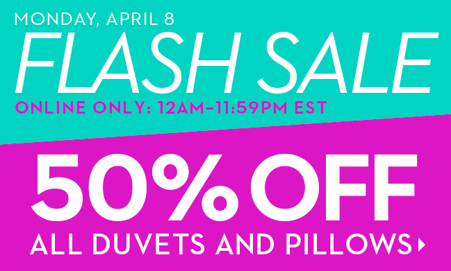 Hudson's Bay Flash Sale - 50 Off All Duvets and Pillows (Apr 8)