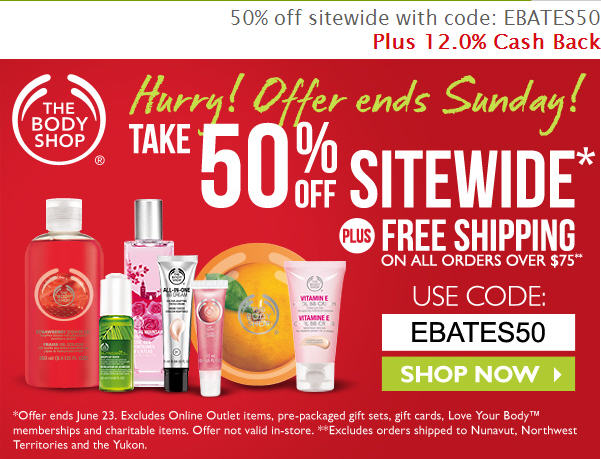 The Body Shop Ebates