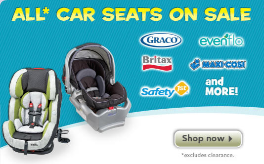 Toys R Us All Car Seats on Sale + Extra $10 Off Promo Code (Until Aug 8)