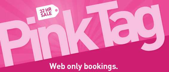 WestJet 32 Hour Pink Tag Sale - Extra 30 Off Select US, Mexico and Caribbean Destinations (Book by Oct 4)