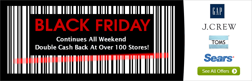 Ebates Black Friday Continues All Weekend