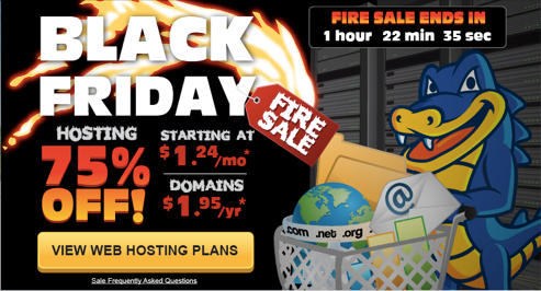 HostGator Black Friday - 75 Off All Web Hosting Packages (Nov 29 - Dec 2)