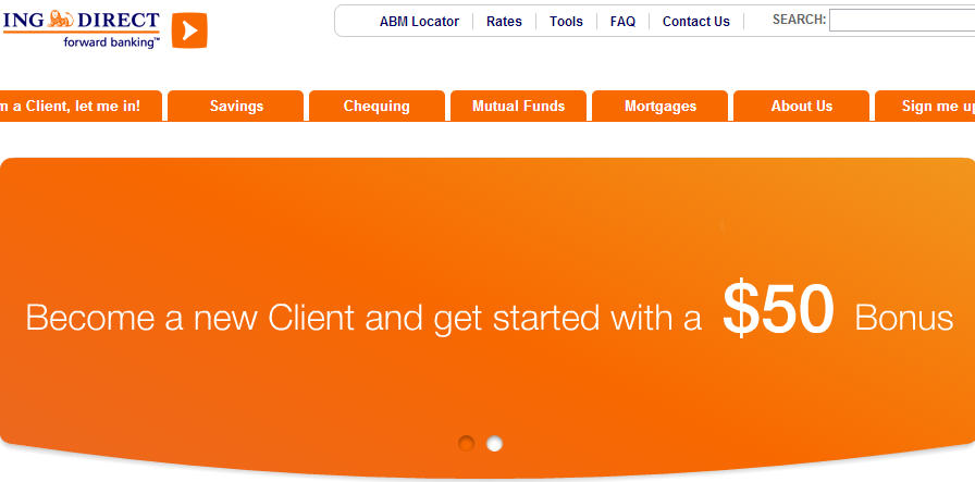 ING Direct - FREE $50 Holiday Bonus when you Open an Account! (Until Dec 31)