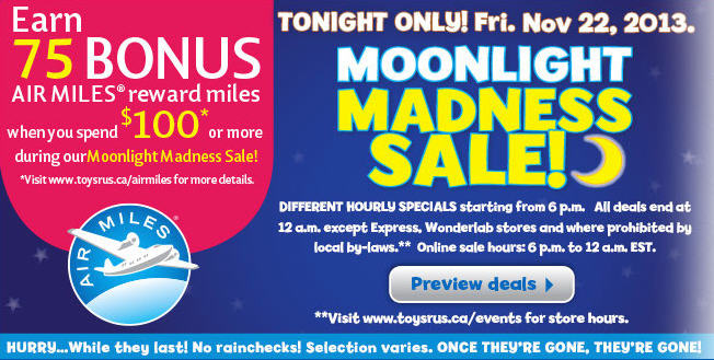 Toys R Us Moonlight Madness Sale (Nov 22)