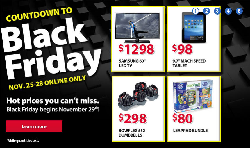 Walmart Countdown to Black Friday (Nov 25-28)