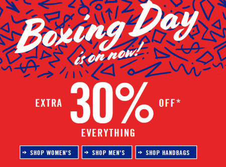 Aldo Shoes Boxing Day - Extra 30 Off Everything (Dec 26)