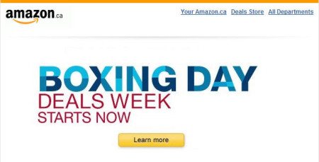 Amazon Boxing Day Deals Week Starts Now