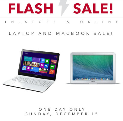 Best Buy Flash Sale - Laptop and Macbook Sale (Dec 15)