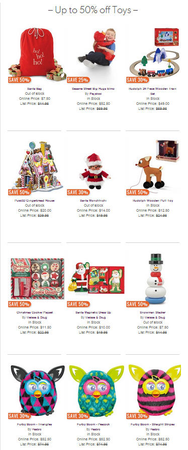 Chapters Indigo Holiday Toy Sale - Save up to 50 Off Toys!