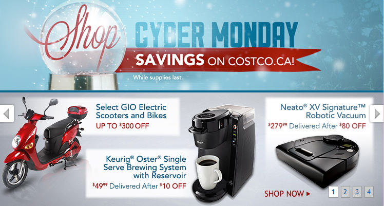 Costco Cyber Monday Savings on Costco