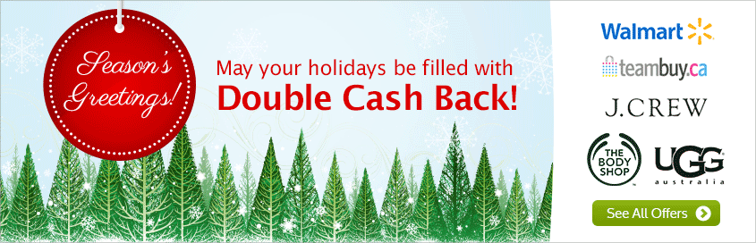 Ebates Holiday Double Cash Back