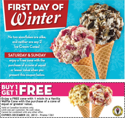 Marble Slab Buy 1 Ice Cream Get 1 Free Coupon (Until Dec 22)