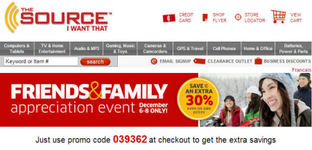 The Source Friends & Family Appreciation Event - Save up to an Extra 30 Off (Dec 6-8)