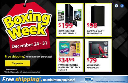 Walmart Boxing Week Sale In-Store or Online (Until Dec 31)