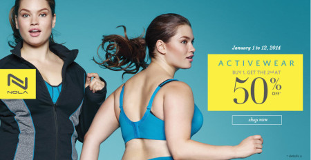 Addition Elle Activewear is Buy One Get One 50 Off (Jan 1-12)