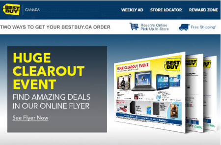 Best Buy Huge Clearout Event (Jan 10-16)