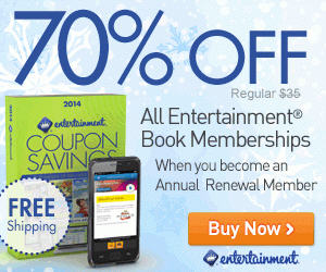 Entertainment Save 70 Off + Free Shipping when you become an Annual Renewal Member (Jan 7-13)