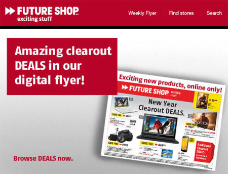 Future Shop New Year Clearout Deals (Jan 10-16)