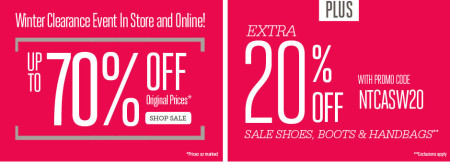 Naturalizer Winter Clearance Event - Up to 70 Off + Extra 20 Off (Until Feb 2)