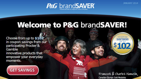 P&G brandSAVER Over $102 in Coupons Savings