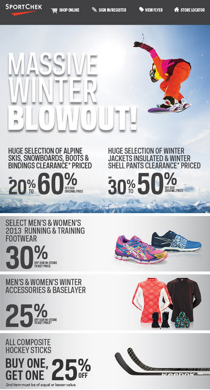 Sport Chek Massive Winter Blowout