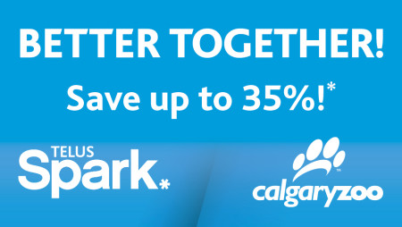 Calgary Zoo and TELUS Spark Flex Pass Save up to 35 Off Admission (Until Mar 31)