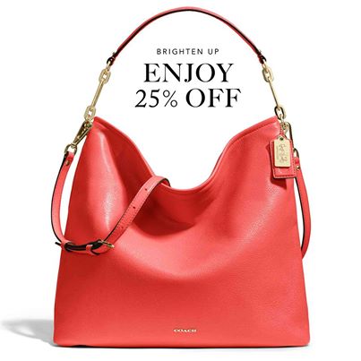 Coach 25 Off Your Purchase Coupon (Feb 14-21)