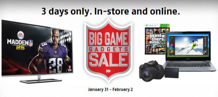 Future Shop Big Game Gadgets Sales