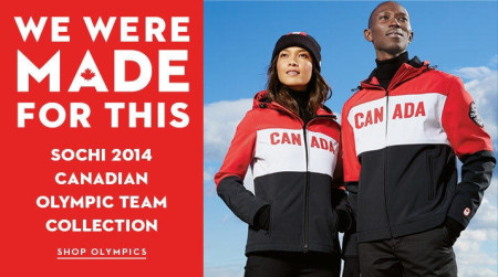 Hudson's Bay Official Outfitter of the Canadian Olympic Team