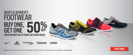 Sport Chek Footwear BOGO Sale - Buy One, Get One 50 Off (Feb 26 - Mar 10)