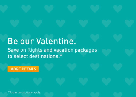 WestJet Valentine Seat Sale - Save on Flights and Vacation Packages (Book by Feb 16)