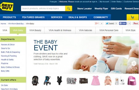 Best Buy The Baby Event - Save on Over 700 Baby Products Online (Until Mar 13)