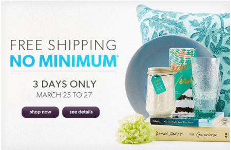 Chapters Indigo Free Shipping on All Orders - No Minimum Purchase Sitewide (Mar 25-27)