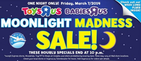 Toys R Us & Babies R Us Moonlight Madness Sale (Mar 7)