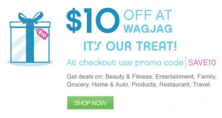 WagJag - Extra $10 Off Any Purchase Promo Code (Mar 10-12)