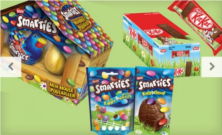 HOT DEAL WagJag - Up to 59 off Nestlé Easter Chocolate including Kit Kat and Smarties (5 Options)