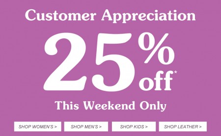 Roots Canada Customer Appreciation Sale - 25 Off Everything (Until Apr 27)