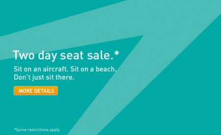 WestJet Two Day Seat Sale (Book by Apr 16)