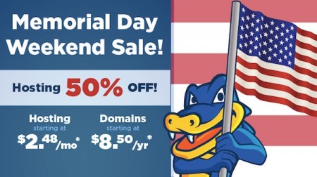 HostGator 50 Off All Web Hosting Packages (May 23-26)