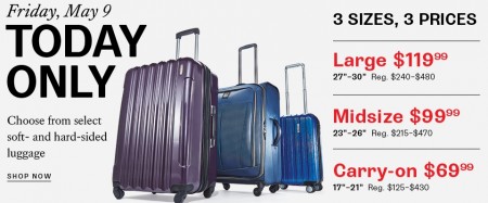 Hudson's Bay One Day Sales - Save up to 83 Off select Luggage (May 9)