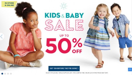 Old Navy Kids & Baby Sale - Up to 50 Off